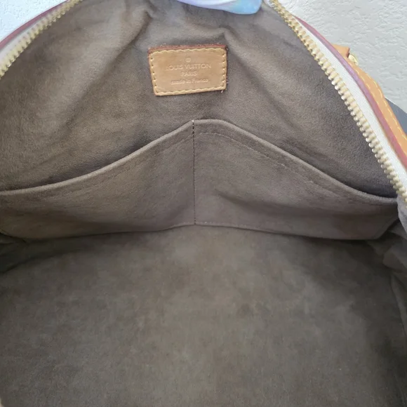 Louis Vuitton Black Monogram Multicolor Murakami Gold Studded Courtney Satchel - Picture 9 of 15